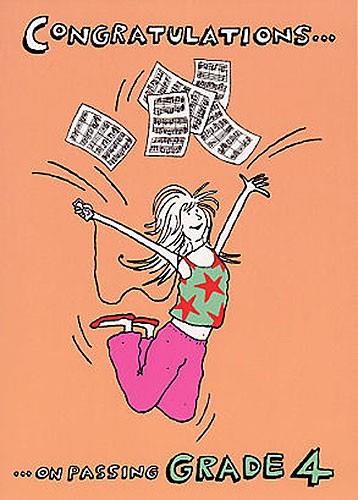 Music Gallery: Congratulations Card-Grade 4 (Girl)